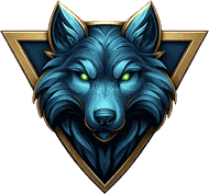Lobos Landscaping & Maintenance wolf logo